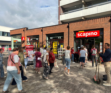 Deuren open nieuwe winkelpand Scapino Heerenveen